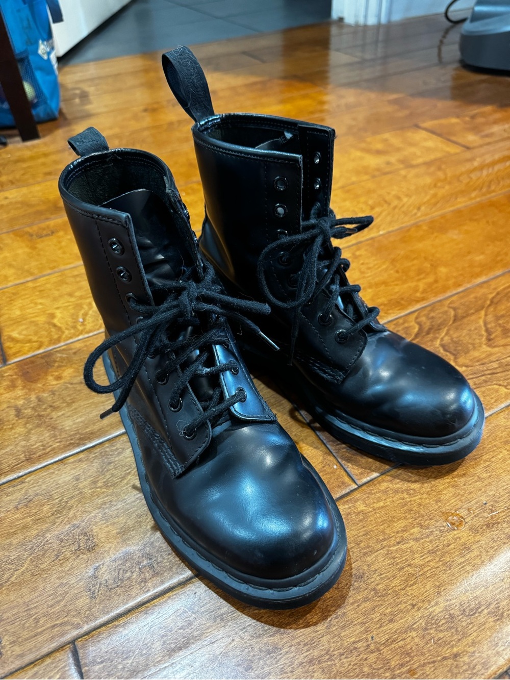 All black Doc Marten 1460 MONO Women’s 7